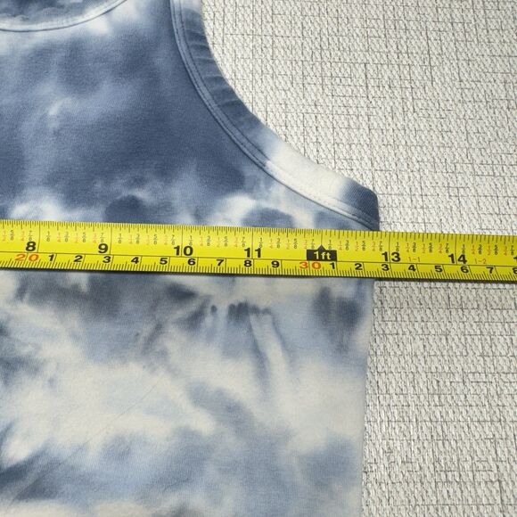 AEROPOSTALE Seriously Soft Blue Tie Dye Bodycon Tank Mini Dress Small - Picture 4 of 5